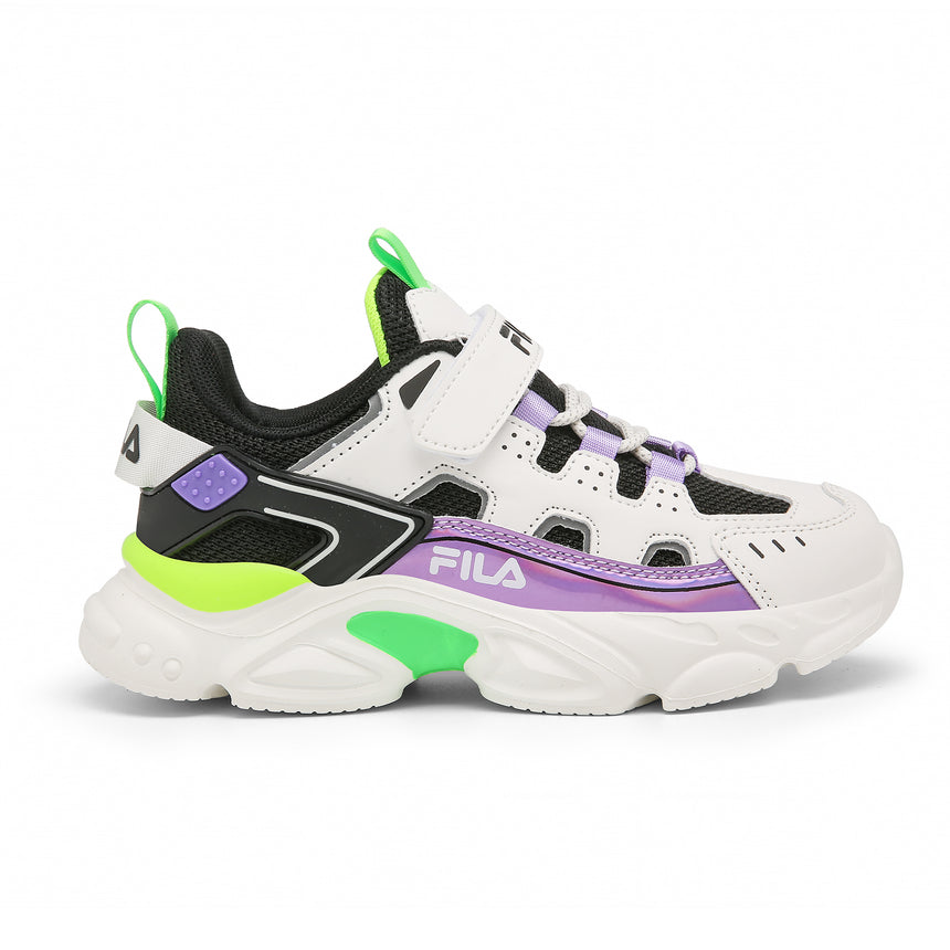 Fila Αθλητικα Memory Spinel 3V S/N 3YF33002-186 White/Purple/Green Gecko