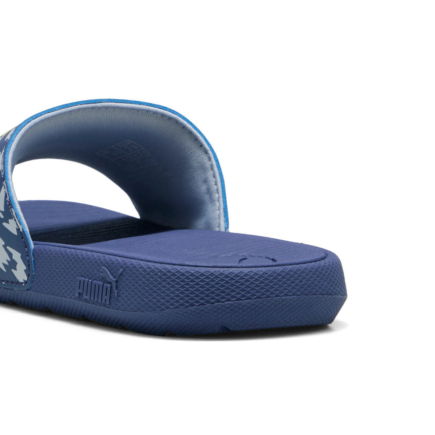 Puma sliders 400910 01 cool cat 2.0 poised 2 racePs blue-lemon slippers