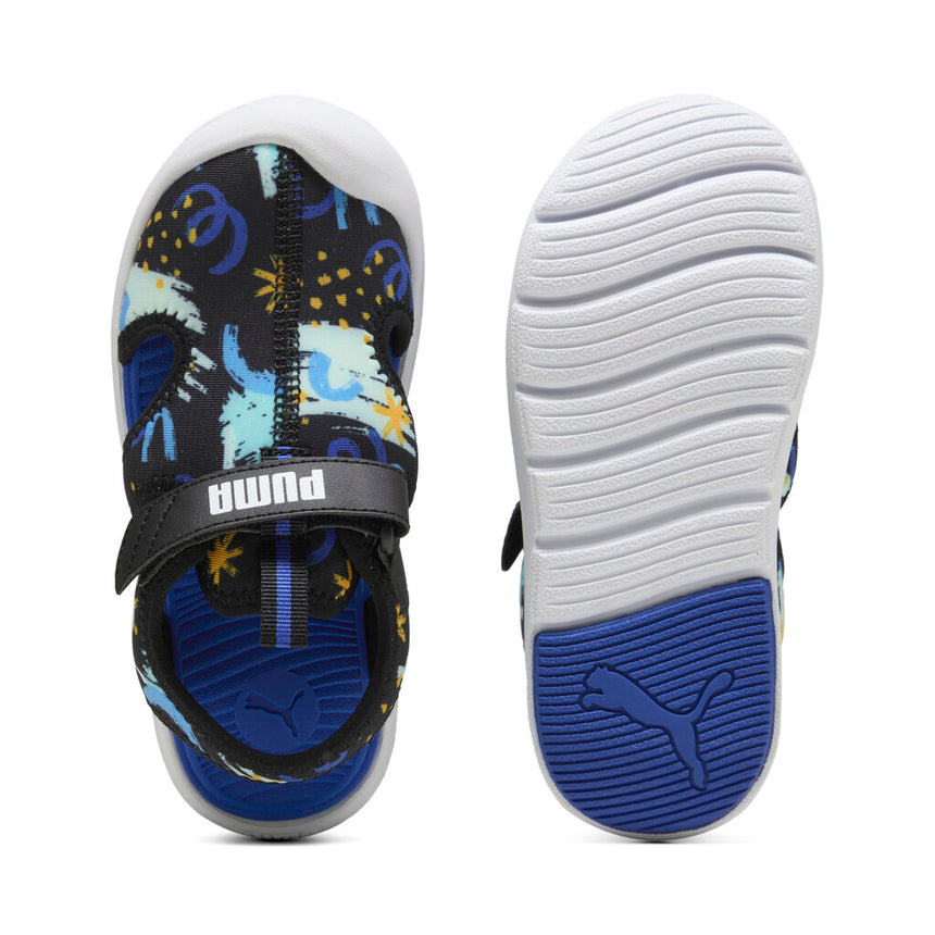 puma fun racer sandal a0pvps 401693-01 black blue