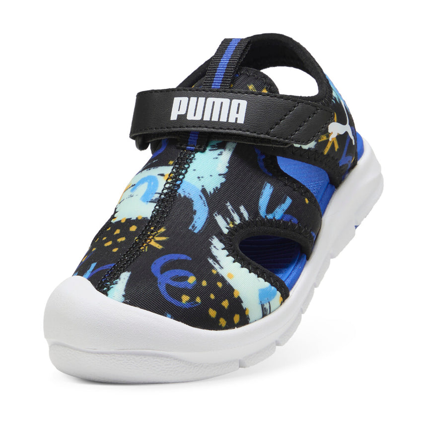 puma fun racer sandal a0pvps 401693-01 black blue