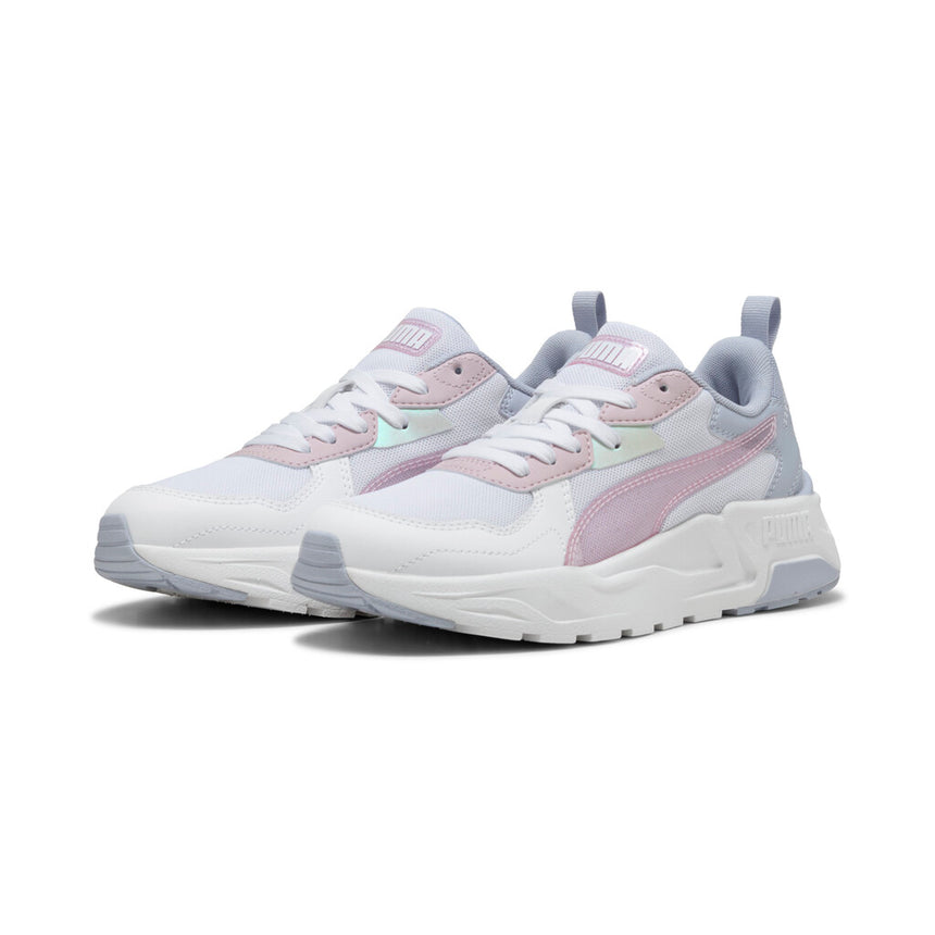 puma trinity lite blurry dreams jr 402265-01 white mauve