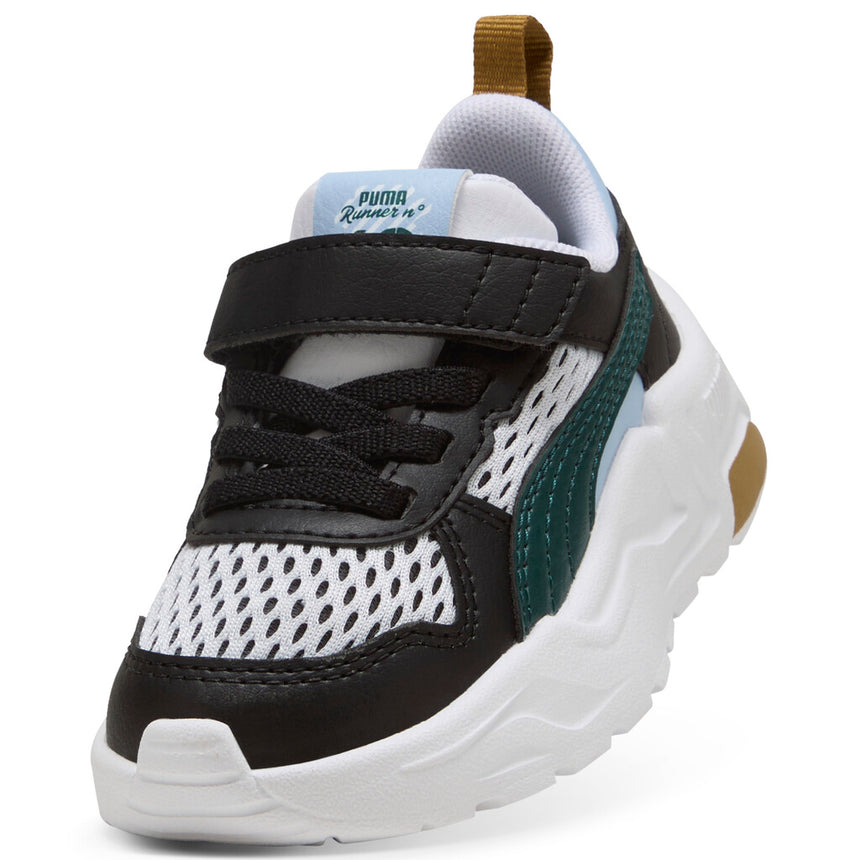 PUMA TRINITY 2 LT RUN FUN AC+INF 402932 02 WHITE-GREEN TERRAIN-BLACK