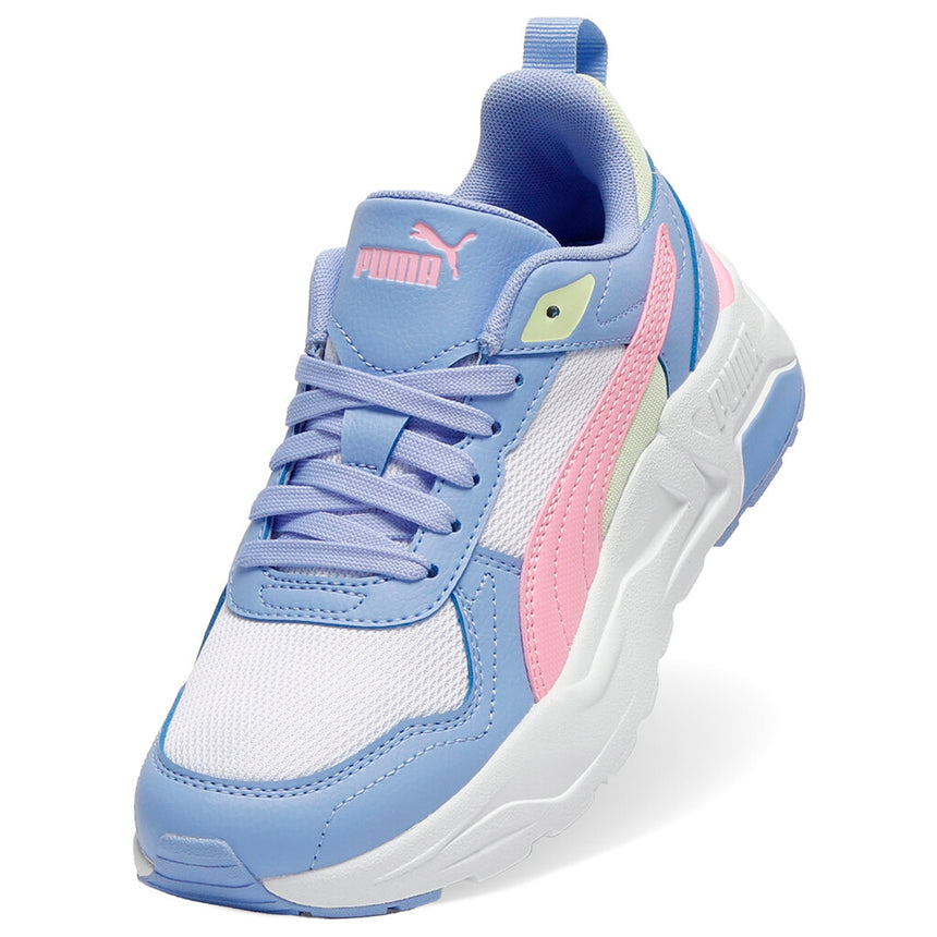 Trinity 2 LT Jr - PUMA White-Pink Shimmer-Intense Lavender