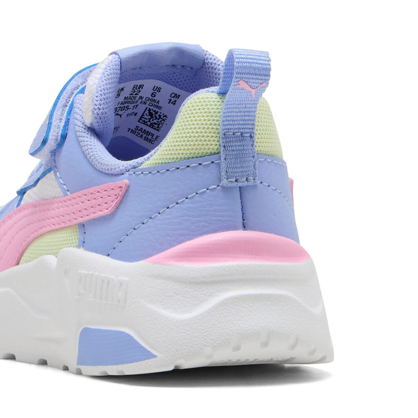 Trinity αθλητικο κοριτσι 2 LT AC+ Inf - PUMA White-Pink Shimmer-Intense Lavender 403705-11