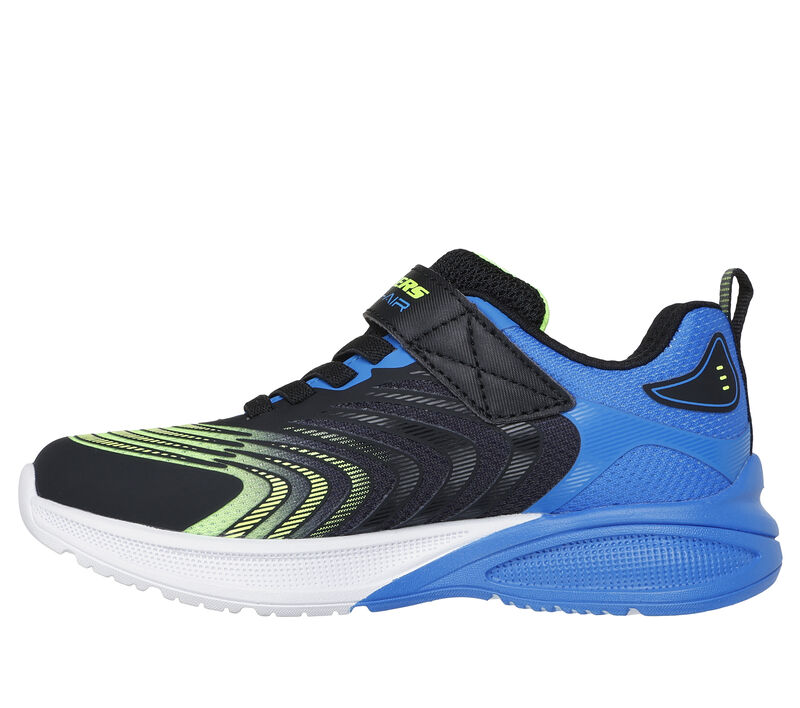 skechers microspec max vortivox 403938L-BBLM BLK/BLUE/LIME