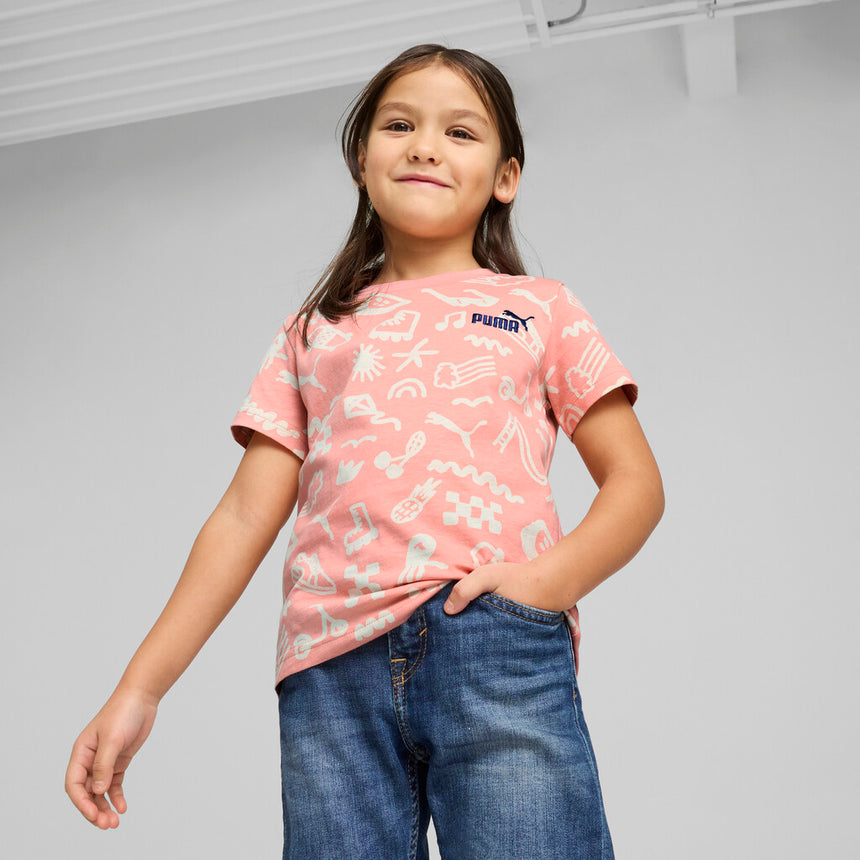 Puma t-shirt 685156 18 SANDY ADVENTURES AOP Tee pink fruit