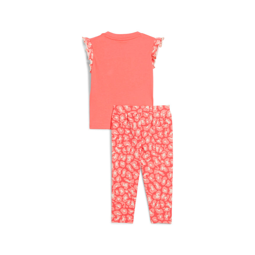 Puma ESS ANIMAL Leggings SET 686288 24 peach frost
