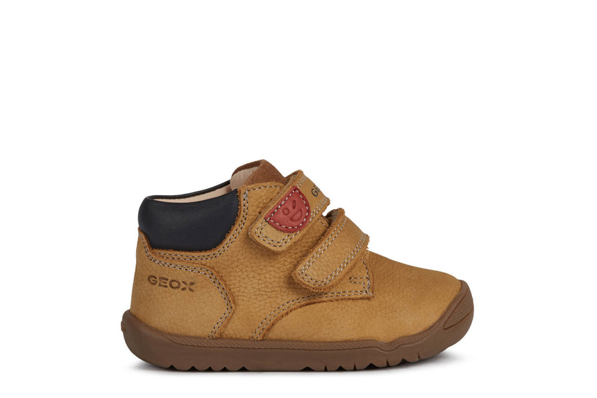 GEOX B MACCHIA B.C-NUBUCK+NAPPA BISCUIT