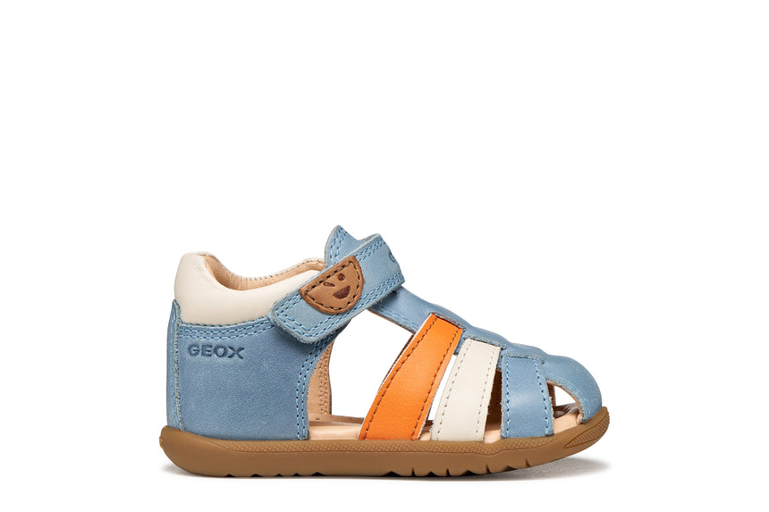Geox Παιδικό Παπουτσοπέδιλο για Αγόρι Sky/Orange B254VA 0CL78 CE42T