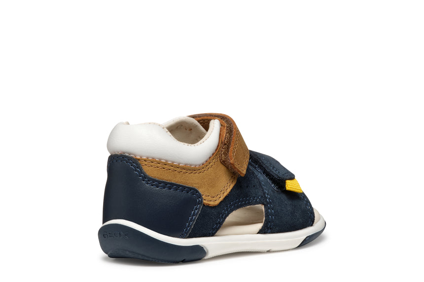 Geox Παιδικά Πέδιλα για Αγόρι Navy/Caramel B556EB 022CL C4152
