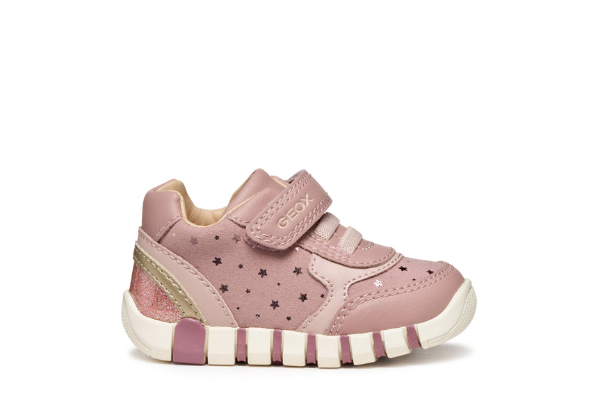 GEOX B5658B0DHBCC8A2U B Iupidoo Παιδικά Sneakers Ανατομικά Ροζ