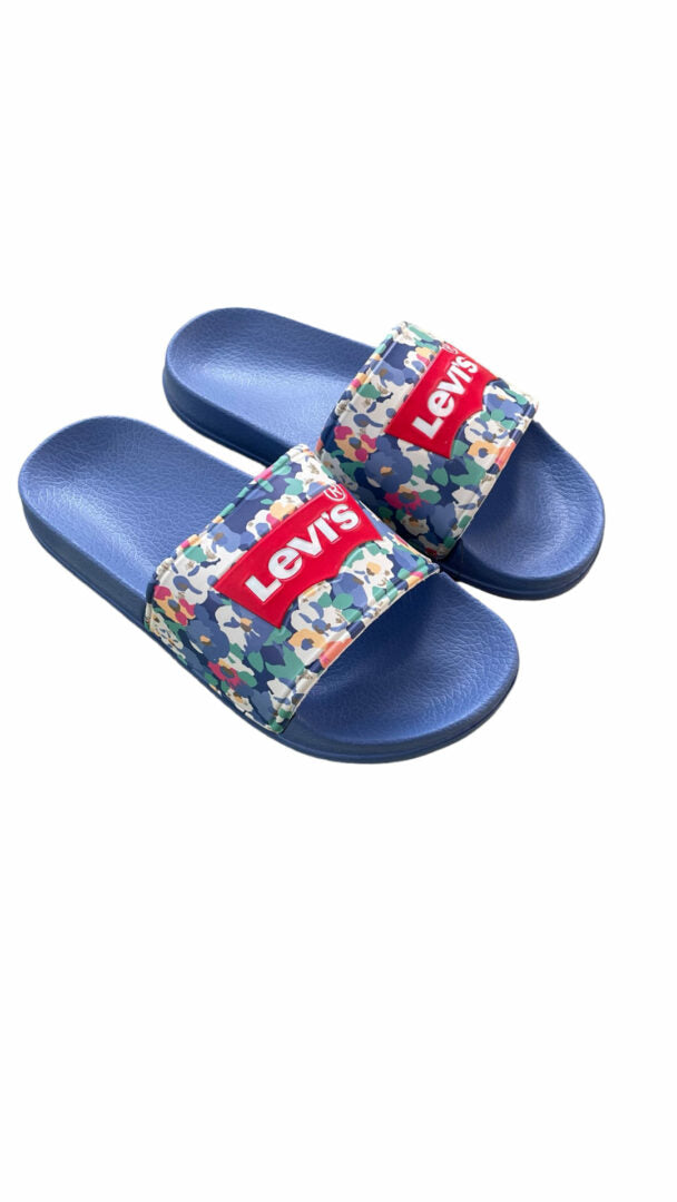 Levi's Pool S/Vpol0133s Colony Blue Floral 3384