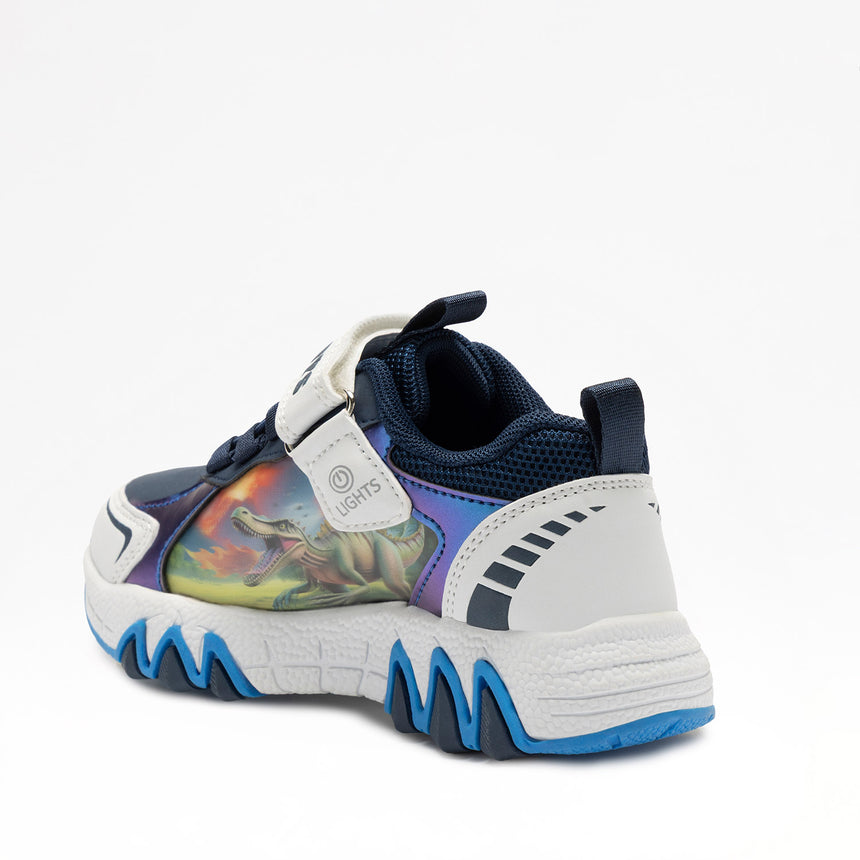 Bull Boys Παιδικά Αθλητικά Sneakers με Φωτάκια Μπλέ dnaa528600-bibl