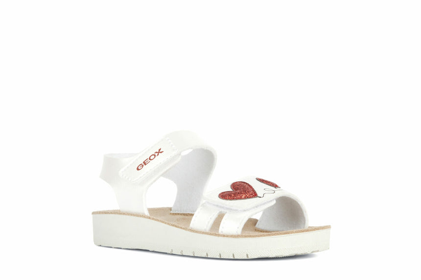 Geox J S.Costarei G.F-Synt.Lea White/Red