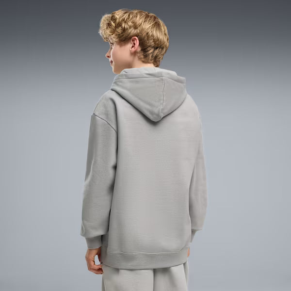 Puma Χαλαρο Νεανικο Φουτερ με Κουκούλα FL B 694674-63