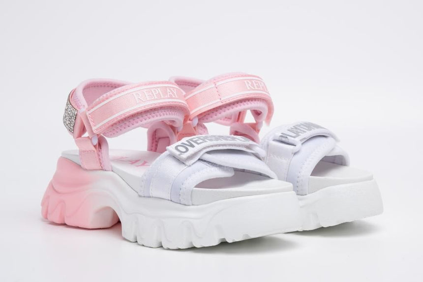 REPLAY JP140003T-0077 SANDAL white-pink