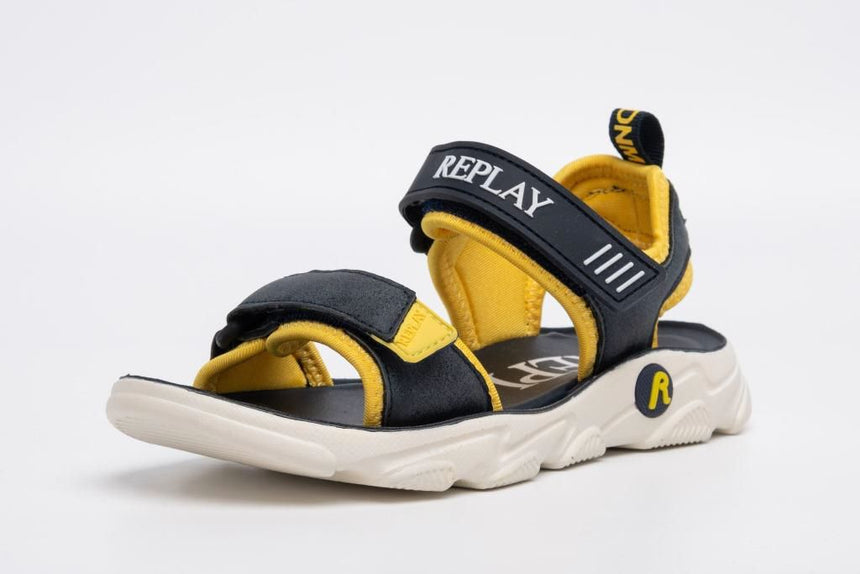 REPLAY JT550001S-0923 SANDAL navy-yellow
