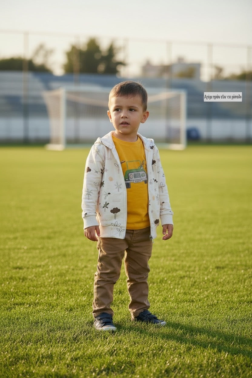 Restart for Kids Παιδικό Σετ 3τμχ μπλούζα παντελόνι μπουφάν αγόρι 26-11234