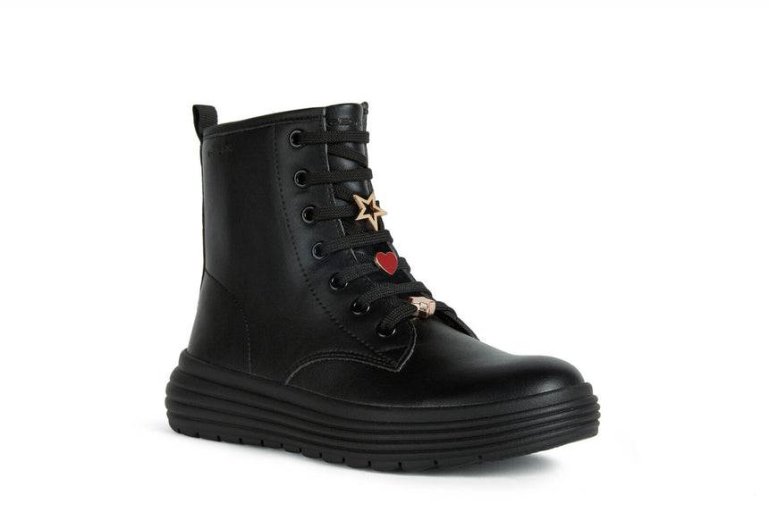 GEOX J PHAOLAE G.A-SYNT.LEA BLACK