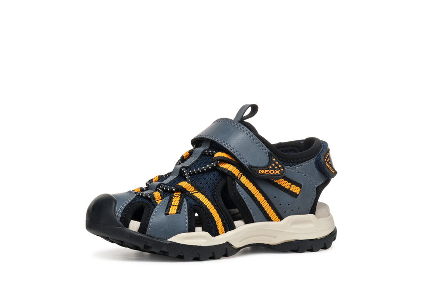 GEOX J450RB014MEC0659 SANDAL navy/orange