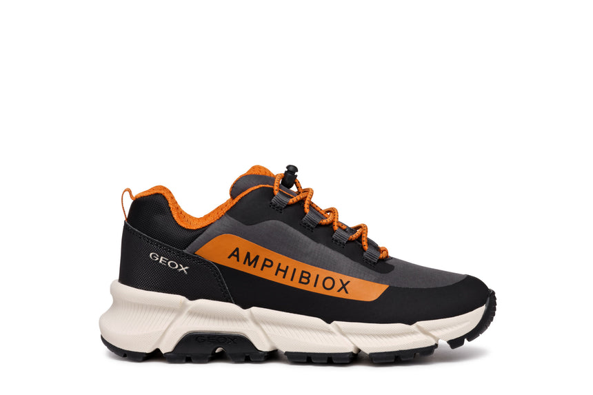 Geox Αθλητικα J Flexyper Plus B Abx C-Ny+Db J46LCC 0FU50 C9291 Grey-Orange