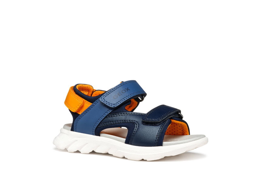 geox sandal airadyum j55f1e01554c0820 navy orange