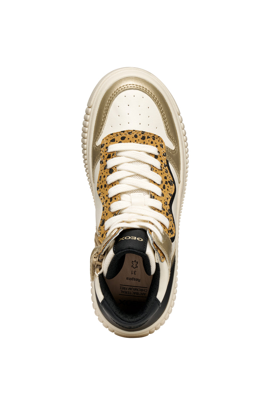 Geox Laquinny Kids Sneakers Anatomical Gold j56m3b054ajc1m2u