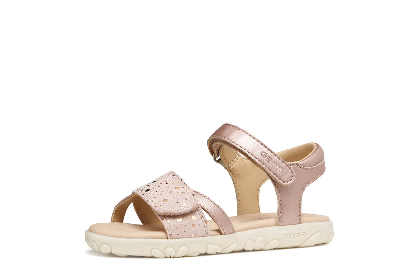 Geox J Sandal Haiti Παιδικά Πέδιλα για Κορίτσι Μπλε J658ZC 0NFMA C8010