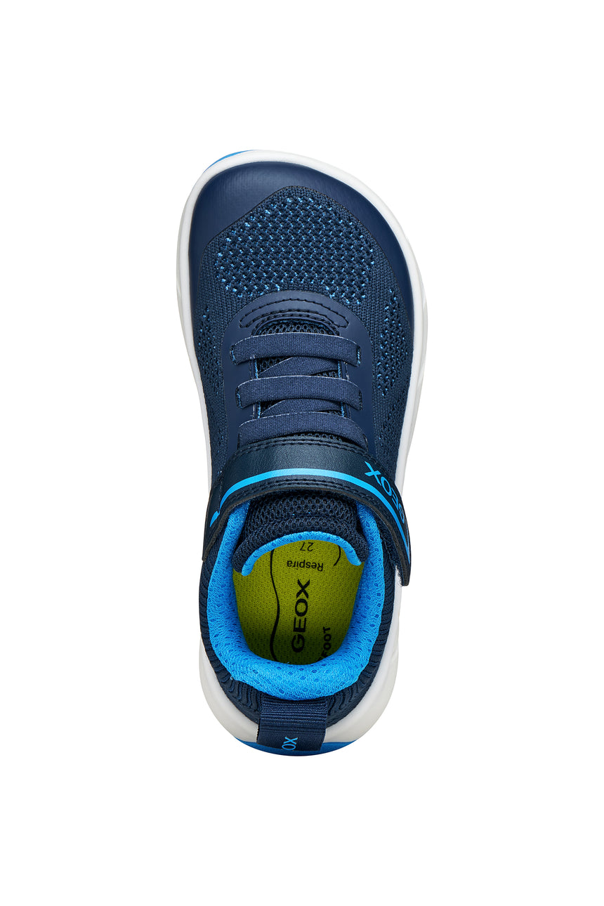 Geox Παιδικά Αθλητικά Παπούτσια Foot-Run Barefoot για Αγόρι Navy/Azure J65PDB 06K9J CF44D