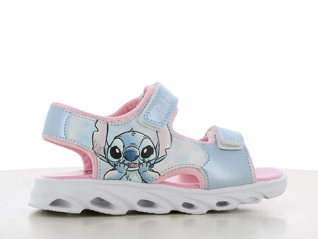 Disney Stitch Παιδικά Πέδιλα με velcro & Φωτάκια LS002225