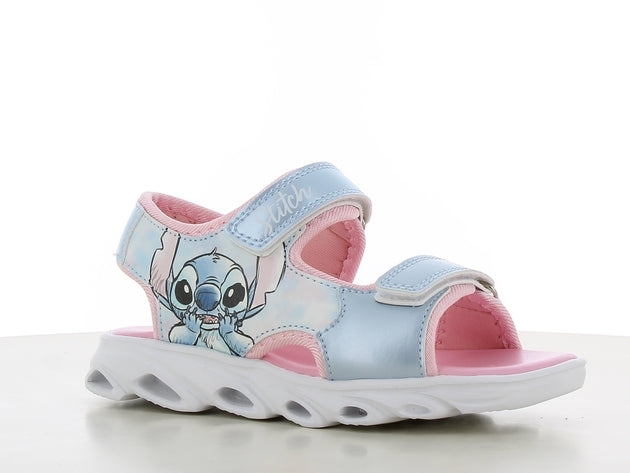 Disney Stitch Παιδικά Πέδιλα με velcro & Φωτάκια LS002225