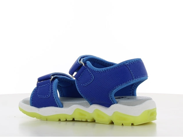 sonic πεδιλο αγορι με velcro και φωτακια μπλε sc001315