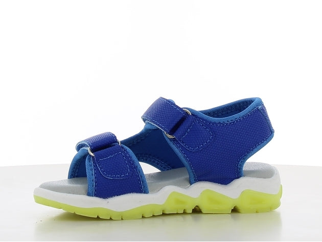 sonic πεδιλο αγορι με velcro και φωτακια μπλε sc001315