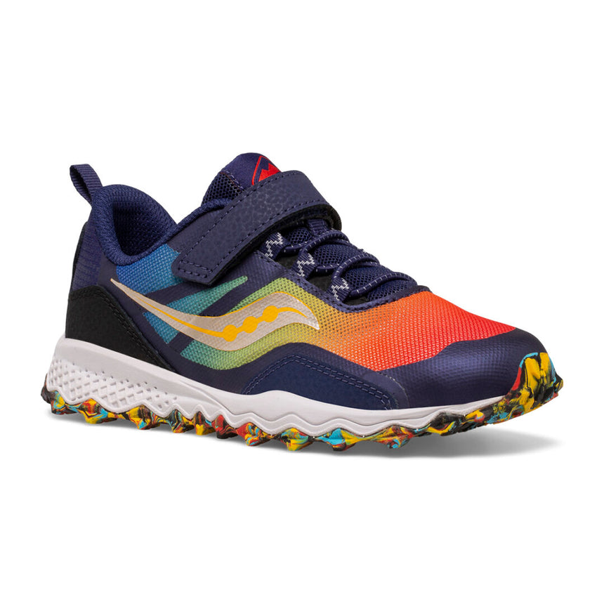 Saucony SK266101 Prgrine 12 A/C Blu/Rd Ylw