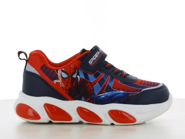 Disney spiderman sp013979 αθλητικο με φωτακια μαυρο κοκκινο