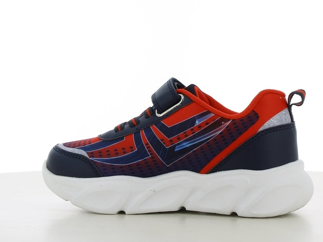 Disney spiderman sp013979 αθλητικο με φωτακια μαυρο κοκκινο