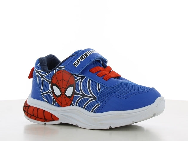 Spiderman αθλητικο με φωτακια μπλε sp014605