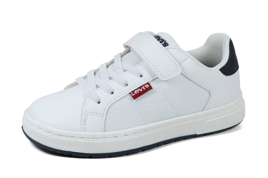 Levi's Piper sr Παιδικά Sneakers με velcro white navy vpip0010s 0122