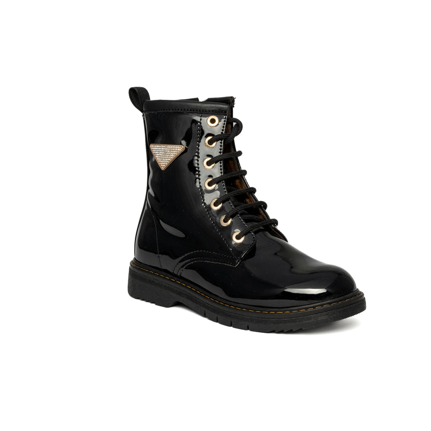Bonito Ankle Boots X24-45 Black Patent Leather