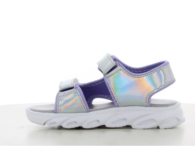 DISNEY FZ014819 FROZEN SANDAL με φώτακια purple-silver