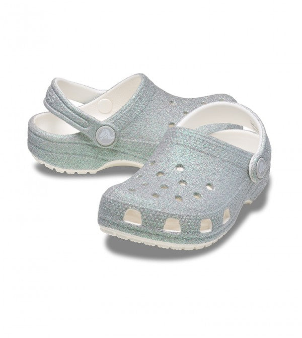 Crocs 201986-100 Classic iridescent glitter cgt