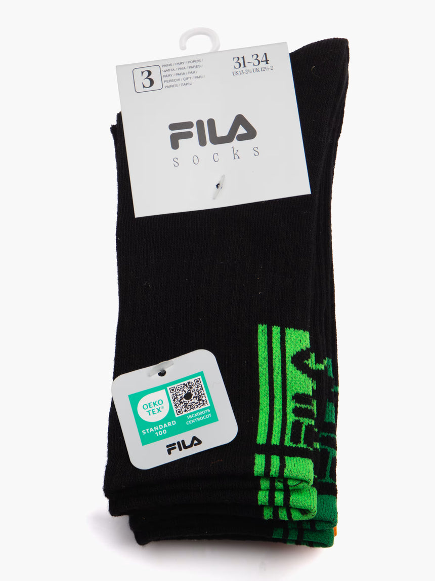 FILA Αθλητικές Κάλτσες Hight 3 Ζεύγη F8066-229