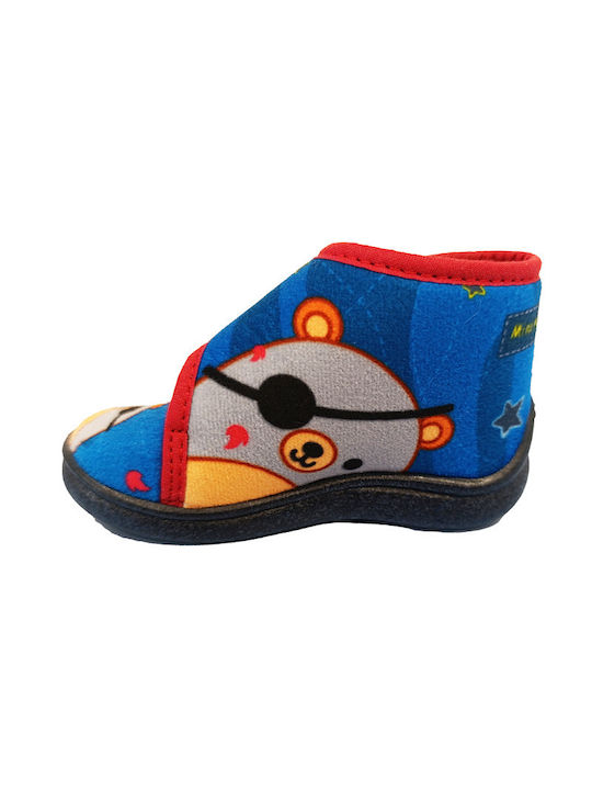 Mini*Max Παντοφλακια Δερματινα V-PIRATE 4 Blue