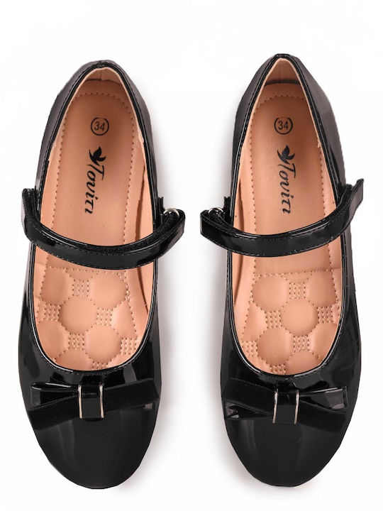 Touiti Ballerinas 42040 Black Patent Leather