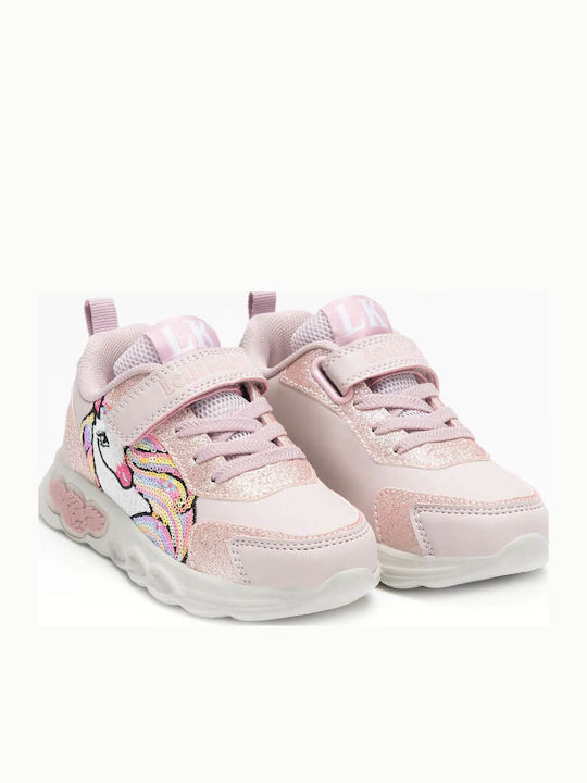Lelli Kelly Παιδικά Sneakers με Φωτάκια Ροζ