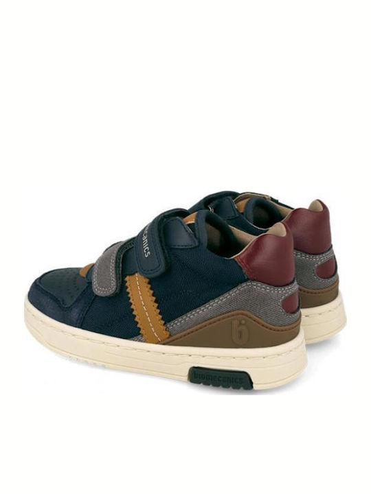 Biomecanics Παιδικά Sneakers High Ανατομικά με Velcro 261211-a183 OCEAN