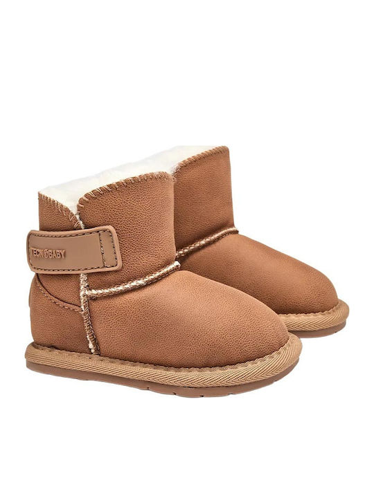 Conguitos Γούνινα Μποτάκια Barefoot Με Βελκρο TESH501011-LPIN