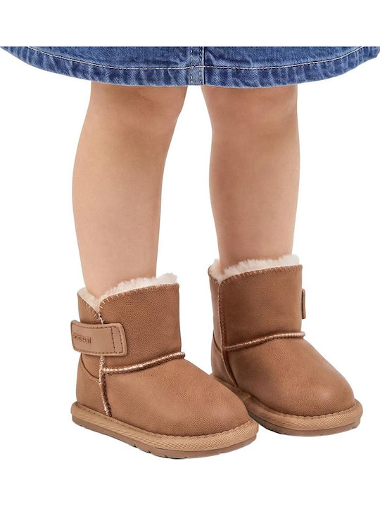 Conguitos Γούνινα Μποτάκια Barefoot Με Βελκρο TESH501011-LPIN