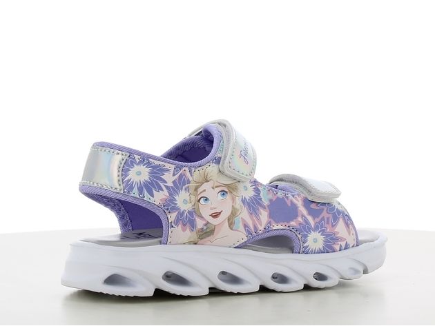 DISNEY FZ014819 FROZEN SANDAL με φώτακια purple-silver