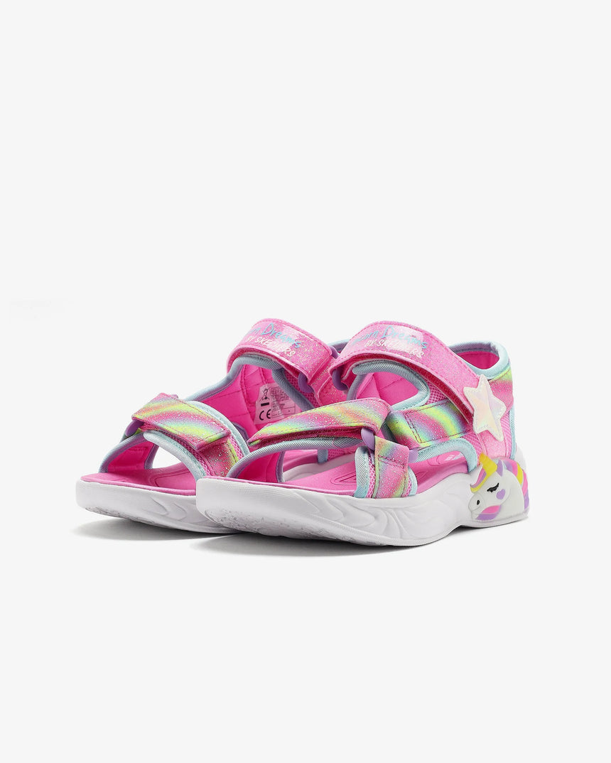 SKECHERS 303107L/PKMT SANDAL με φώτακια dreamy unicorns